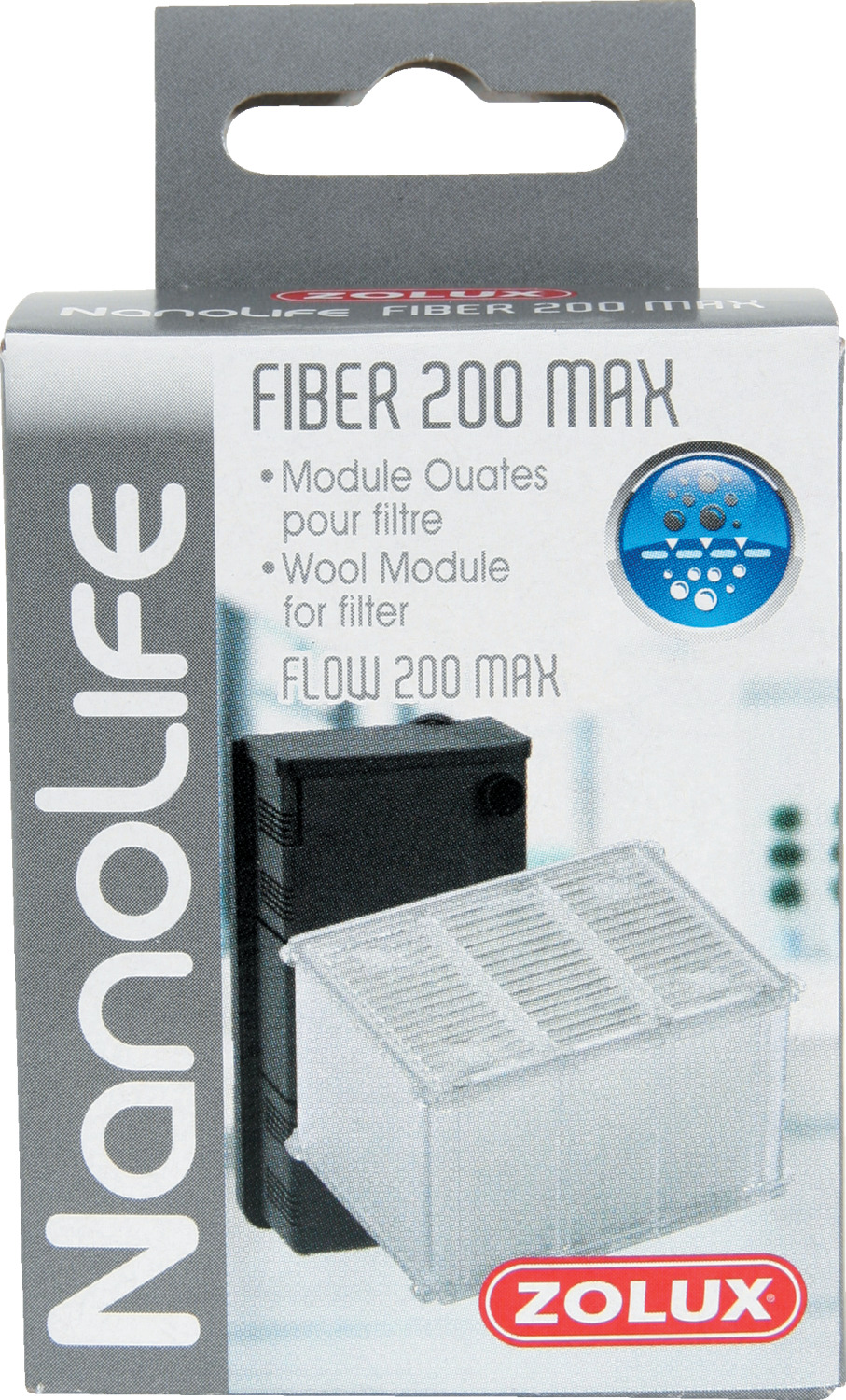 Cartouche ouate pour filtre Nanolife 200 max